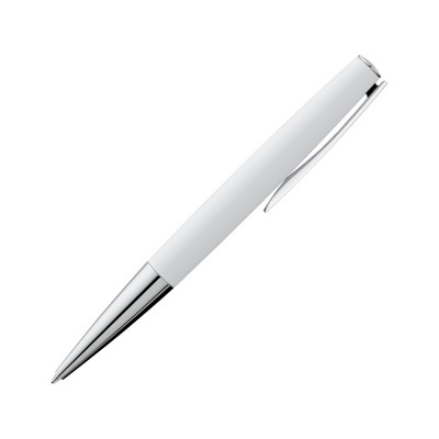 Купить Ручка шариковая металлическая ELEGANCE, белый/серебристый с нанесением