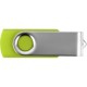 Купить Флеш-карта USB 2.0 32 Gb Квебек, зеленое яблоко с нанесением логотипа