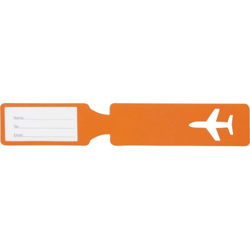Купить Багажная бирка Favor, оранжевый с нанесением логотипа