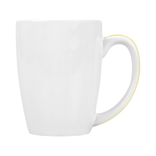 Купить Кружка Good Day 320мл, белый/желтый с нанесением логотипа