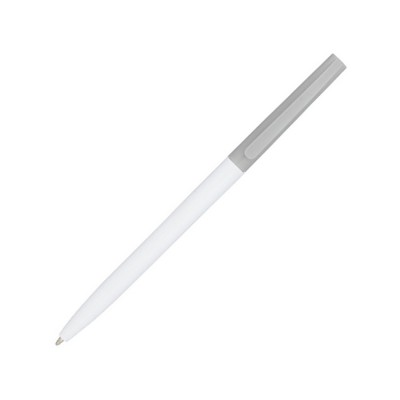 Купить Ручка шариковая пластиковая Mondriane, белый/серый с нанесением