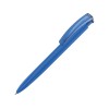 Купить Ручка шариковая трехгранная UMA TRINITY K transparent GUM, soft-touch, синий с нанесением логотипа
