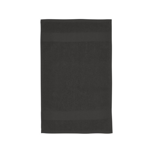 Купить Хлопковое полотенце для ванной Sophia 30x50 см плотностью 450 г/м2, антрацит с нанесением логотипа