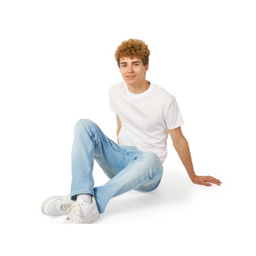 Купить Футболка Heavy Super Club с боковыми швами, мужская, белый с нанесением логотипа