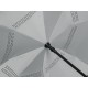Купить Зонт-трость наоборот Inversa, полуавтомат, красный/серый с нанесением логотипа