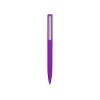 Купить Ручка шариковая пластиковая Bon с покрытием soft touch, фиолетовый с нанесением логотипа
