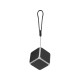 Купить Портативная колонка Cube с подсветкой, черный с нанесением логотипа
