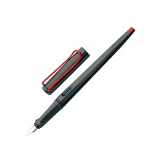 Ручка перьевая 015 joy, Черный/красный клип, 1.1 mm