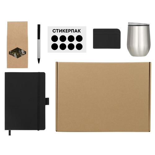 Купить Welcome pack Warm welcome, черный с нанесением логотипа