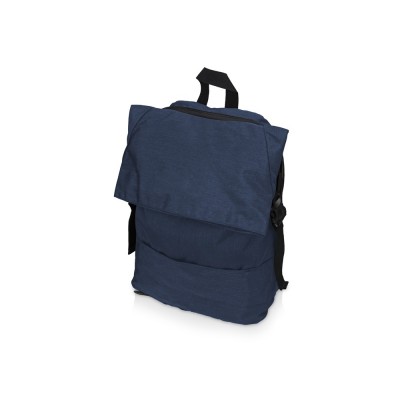 Купить Рюкзак Shed водостойкий с двумя отделениями для ноутбука 15'', синий с нанесением логотипа