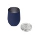 Купить Термокружка Vacuum mug C1, soft touch, 370мл, темно-синий с нанесением логотипа