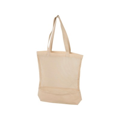 Купить Эко-сумка Maine из сетчатого хлопка, natural с нанесением