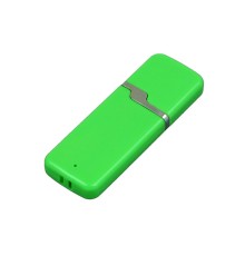 Флешка 3.0 промо прямоугольной формы c оригинальным колпачком, 32 Гб, зеленый