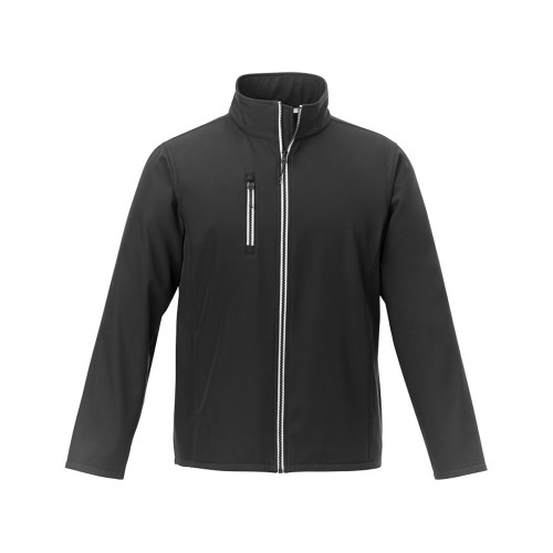 Купить Мужская софтшелл куртка Orion, черный с нанесением логотипа