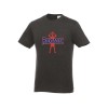 Купить Мужская футболка Heros с коротким рукавом, темно-серый с нанесением логотипа