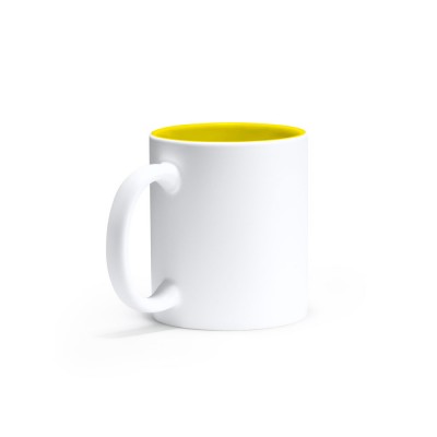 Купить Керамическая кружка ROIBO на 350 мл, желтый с нанесением логотипа