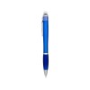 Купить Ручка цветная светящаяся Nash, синий с нанесением логотипа