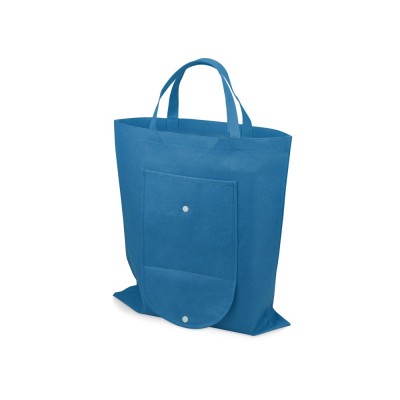 Купить Складная сумка Maple из нетканого материала, синий с нанесением