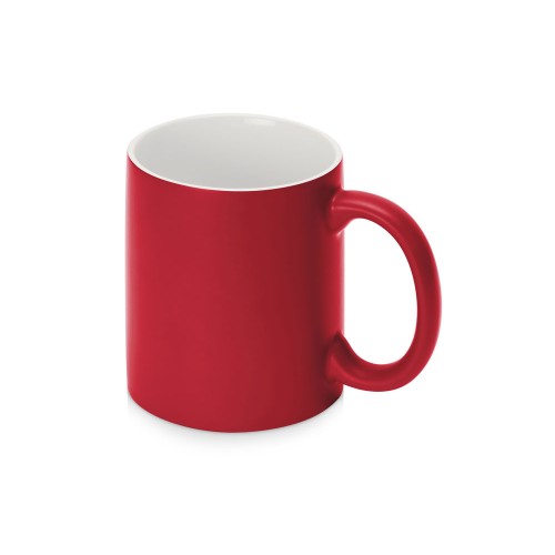 Купить Кружка-хамелеон Magic матовая, красный/белый с нанесением логотипа