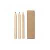 Купить Набор DENOK из 3 цветных деревянных карандашей с нанесением логотипа