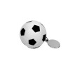Купить Флешка в виде футбольного мяча, 16 Гб, белый/черный с нанесением логотипа