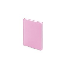 Ежедневник недатированный А6+ Velvet, нежно-розовый