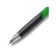 Купить Ручка пластиковая шариковая DANTE, черный/папоротник с нанесением логотипа