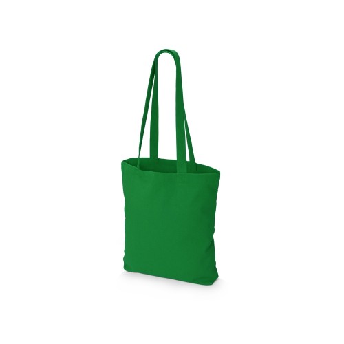 Купить Сумка из плотного хлопка Carryme 200, зеленый (P) с нанесением логотипа