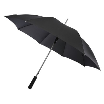 Купить Pasadena 23-дюймовый зонт с механизмом автоматического открытия и алюминиевым штоком, серебристый с нанесением логотипа