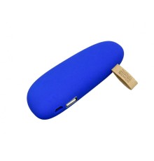PB_Small_stone Универсальное зарядное устройство power bank в форме камня. 2600MAH. Синий