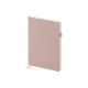 Купить Ежедневник недатированный А5 Grand, пыльная роза с нанесением логотипа