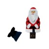 Купить USB-флешка на 8 Гб Дед Мороз Santa под нанесение, белый с нанесением логотипа