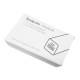 Купить Портативное зарядное устройство Брадуэлл, 2200 mAh, серебристый с нанесением логотипа