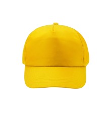 Бейсболка CALISTO из RPET 5-панельная, желтый