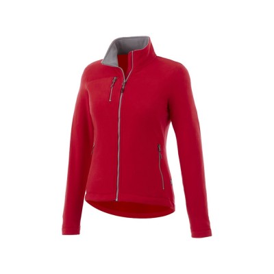 Купить Женская микрофлисовая куртка Pitch, красный с нанесением логотипа