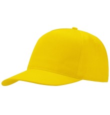 Бейсболка Poly 5-ти панельная 120 гр, желтый