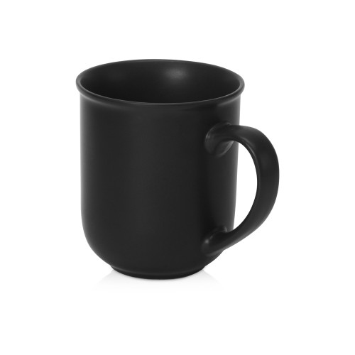 Купить Матовая кружка Susan 380мл в цвете с двух сторон, черный с нанесением логотипа