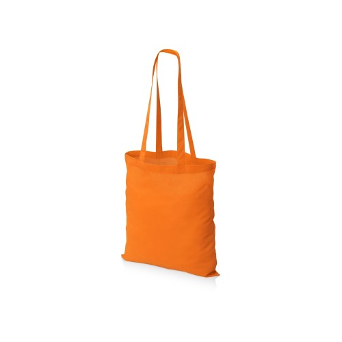 Купить Сумка из хлопка Carryme 105, оранжевый с нанесением логотипа