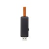 Купить USB-флеш-накопитель Gleam объемом 8 ГБ с подсветкой, черный с нанесением логотипа