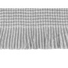 Купить Акриловый плед Harp 130x180 см, белый/холодный серый с нанесением логотипа