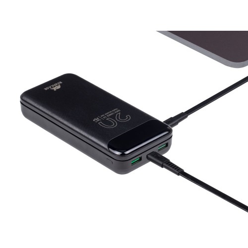 Купить RIVACASE VA2582 (20 000mAh), QC/PD 22.5W внешний аккумулятор с дисплеем, черный /24 с нанесением логотипа