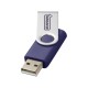 Купить USB-флешка на 16 Гб Rotate Basic, ярко-синий с нанесением логотипа