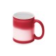 Купить Кружка-хамелеон Magic матовая, красный/белый с нанесением логотипа