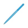 Купить Ручка пластиковая soft-touch шариковая Plane, голубой с нанесением логотипа