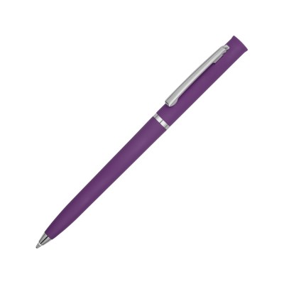 Купить Ручка шариковая Navi soft-touch, фиолетовый с нанесением