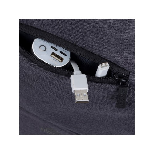 Купить RIVACASE 7760 black ECO рюкзак для ноутбука 15.6 с нанесением логотипа