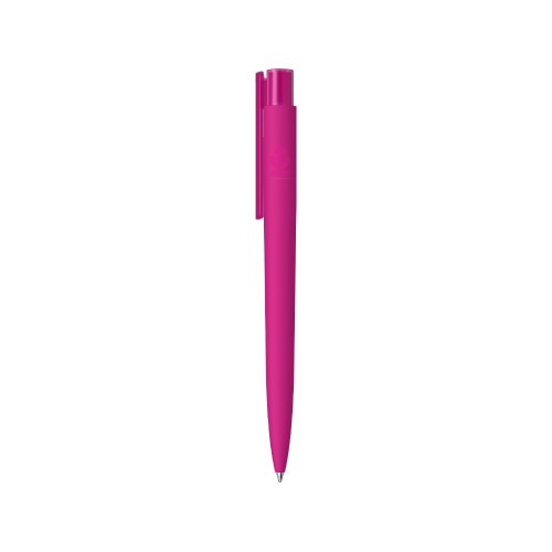 Купить Шариковая ручка RECYCLED PET PEN PRO K transparent GUM soft-touch, розовый с нанесением логотипа