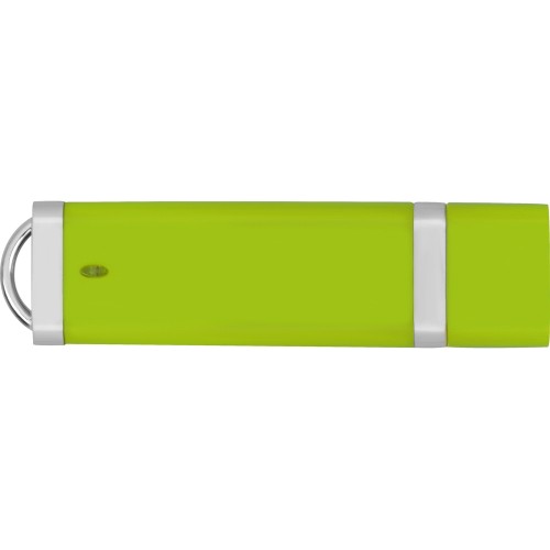 Купить Флеш-карта USB 2.0 16 Gb Орландо, зеленый с нанесением логотипа