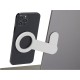 Купить Настольный держатель для телефона Hook из пластика, сплошной черный с нанесением логотипа