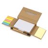 Купить Канцелярский набор для записей Stick box, натуральный с нанесением логотипа